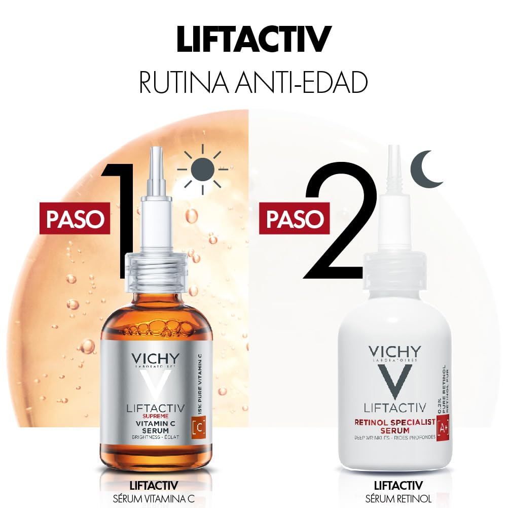 Kit Vichy Liftactiv anti-edad Día y Noche Retinol Vitamina C