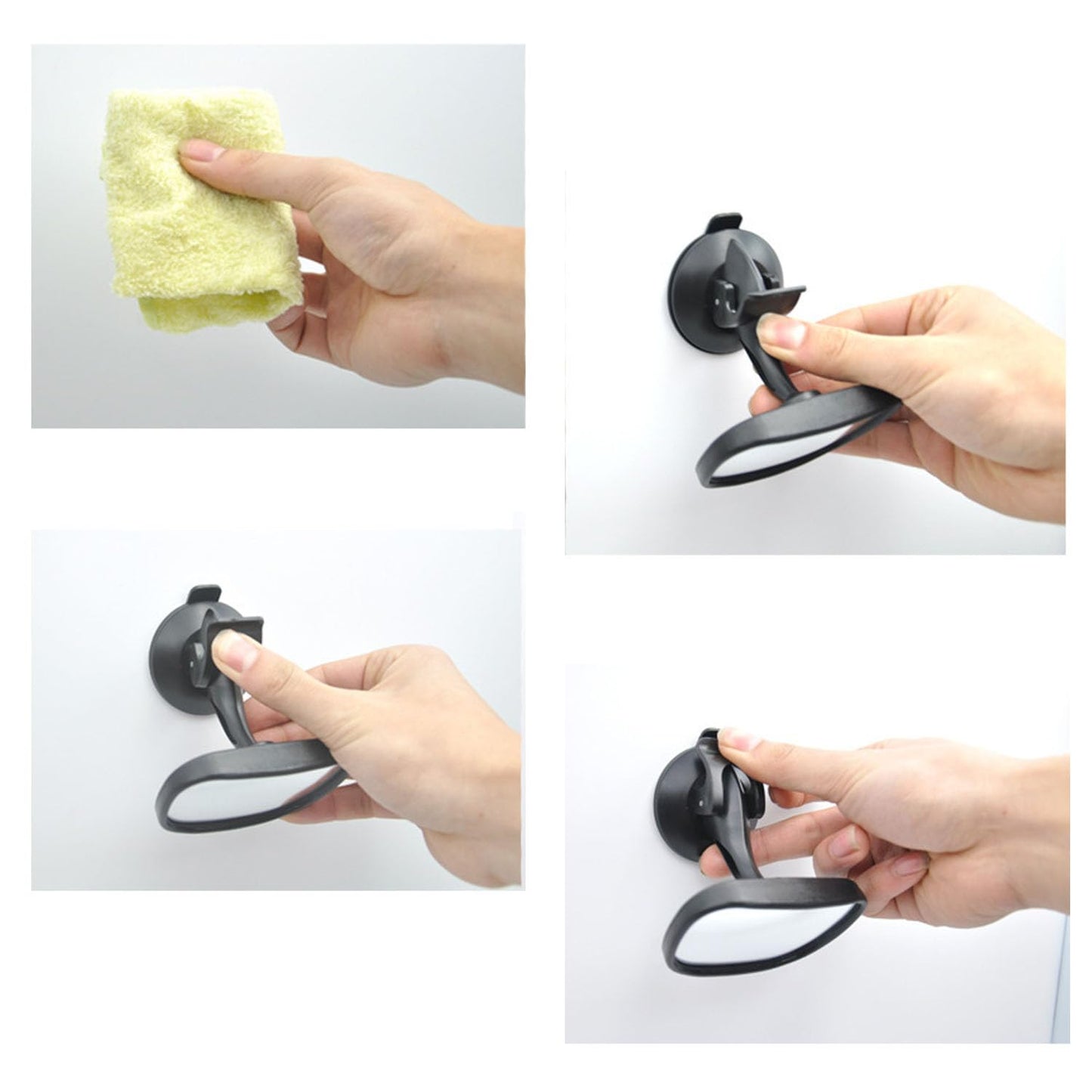 XINYUICEAN Espejo Retrovisor para Bebé Auto, Rotación de 360° Espejo de Observación de Coche para Bebés para el Asiento Trasero Baby Safety Mirror para Vigilancia, Espejo Convexo de Gran Angular