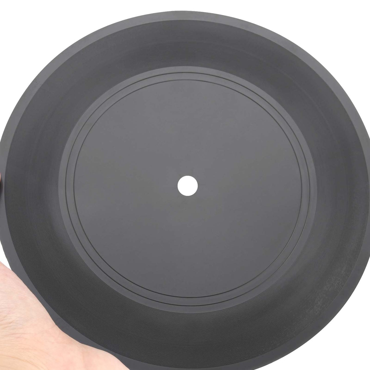 KOHAND - 30 discos de vinilo en blanco, decoraciones lisas de 7 pulgadas para el hogar, sala de estudio, estética de pared, graffiti, color negro