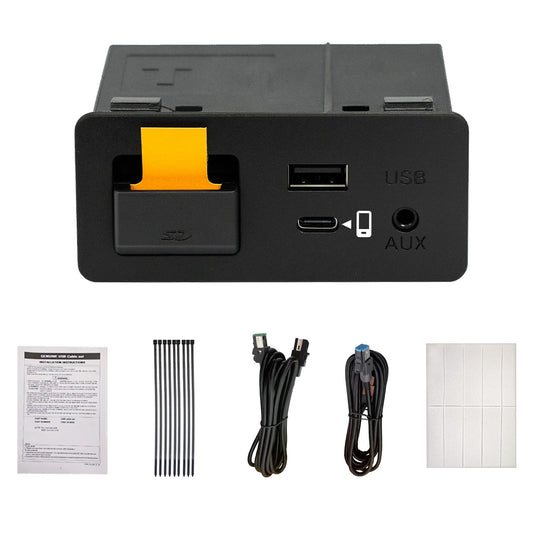 HMYC Mazda Carplay y Android Auto Retrofit Kit, TK78-66-9U0C OEM Media Hub se adapta al sistema MZD Connect, compatible con Mazda 2/3/6/CX3/CX5/CX9/MX5 2014-2019 años (interfaz de carga rápida tipo c)