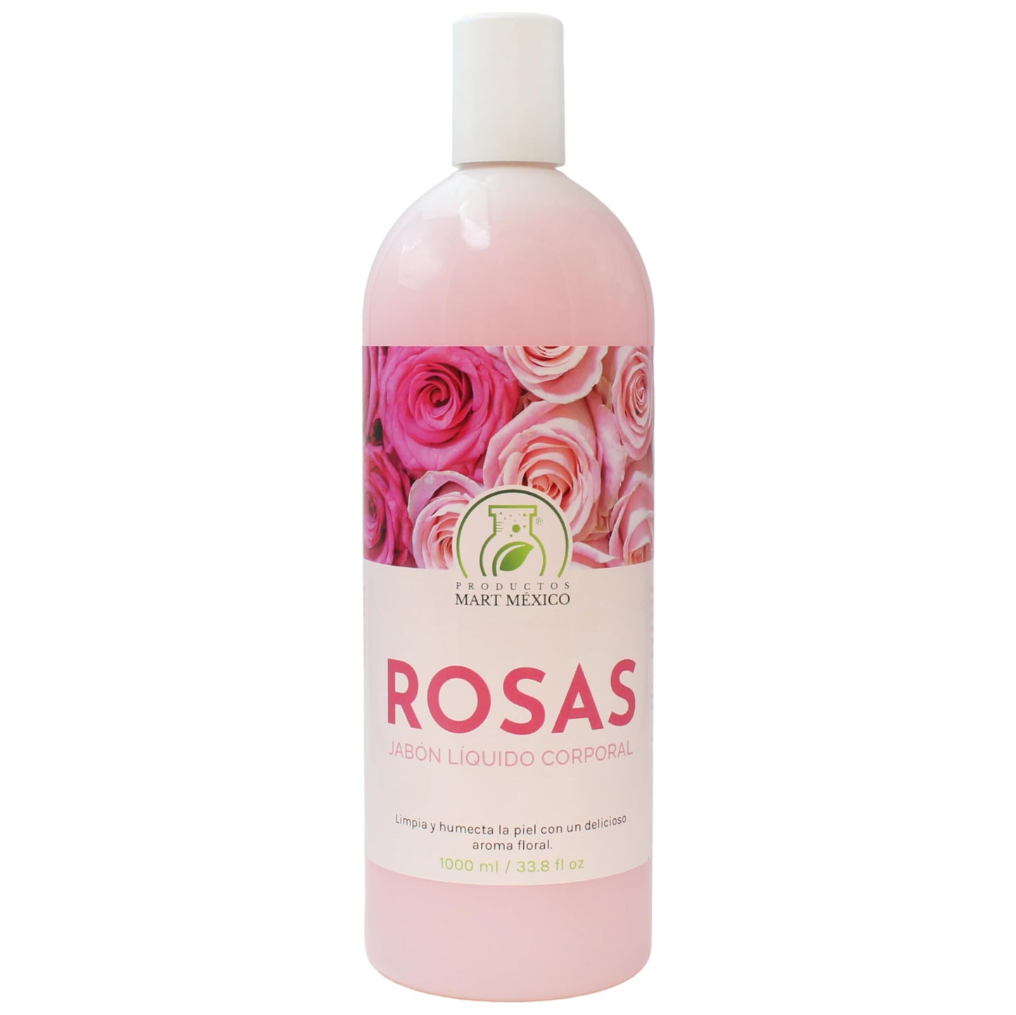 Jabón Líquido De Rosas Corporal 1 Litro Productos Mart Mexico