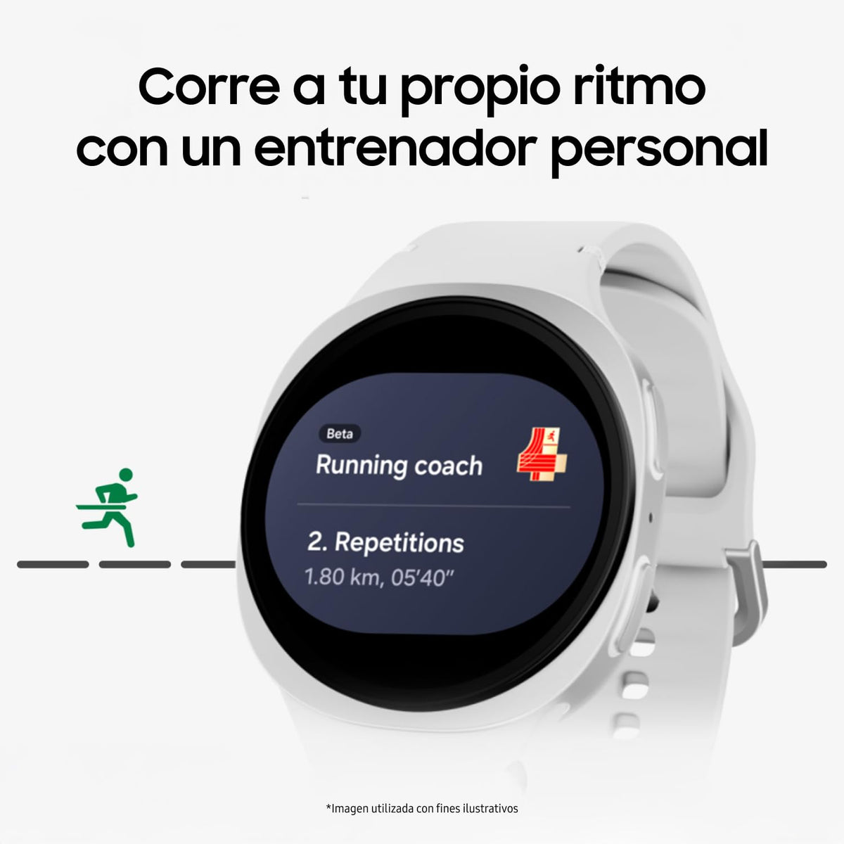 Reloj Inteligente Samsung Galaxy Watch8 40mm Plata