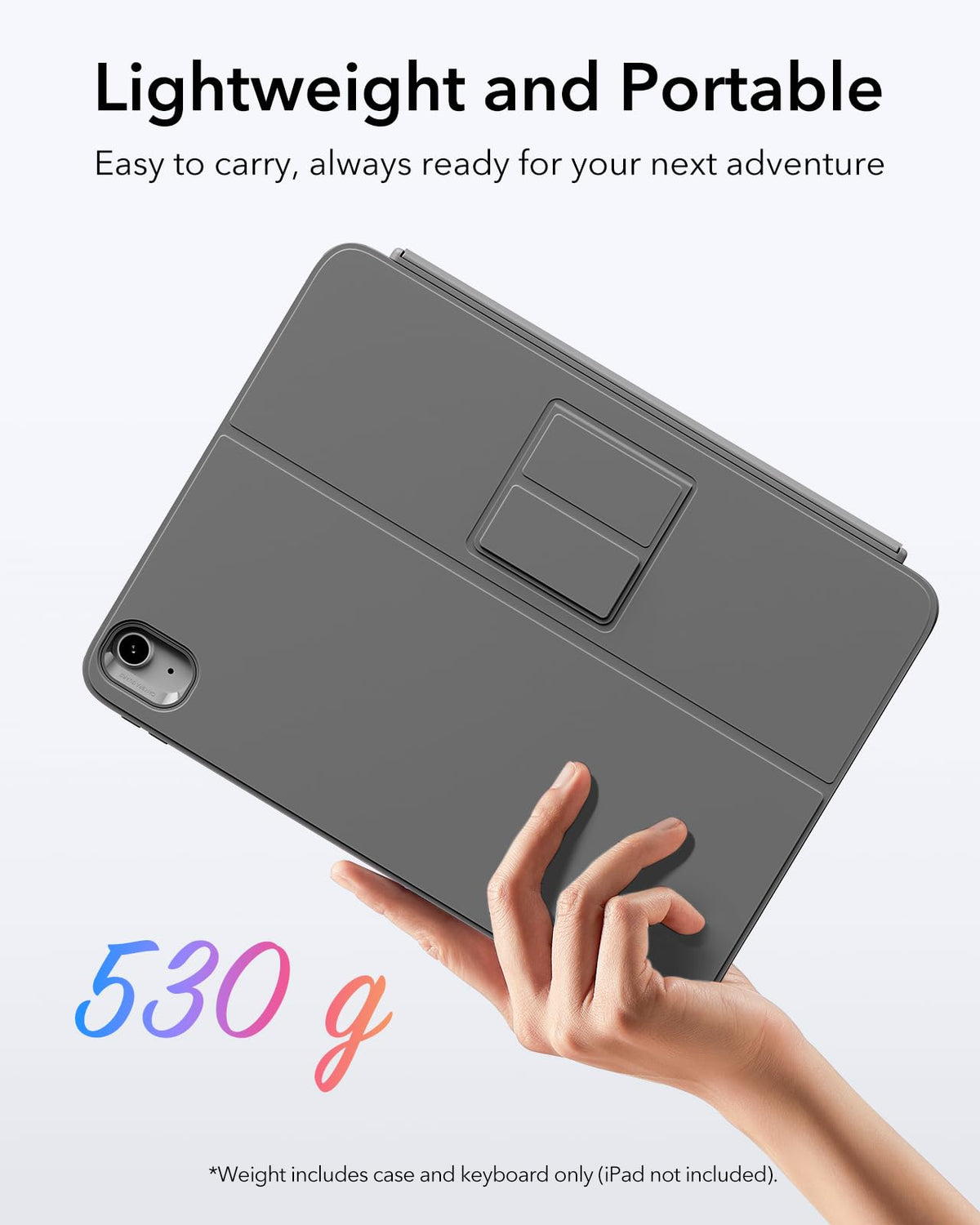 Funda iPad ESR Ultraligera con Teclado A16 11/10 Generación