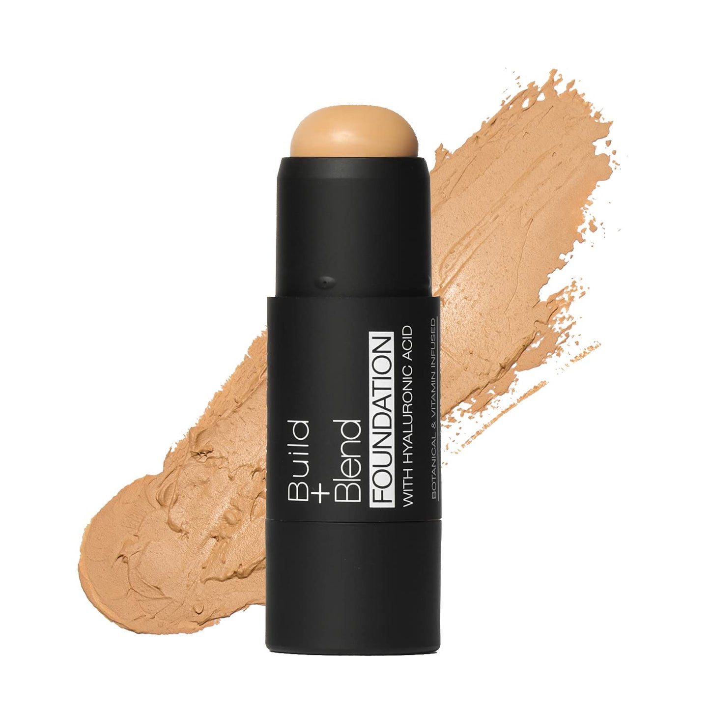 Palladio BUILD & BLEND - Barra de base, barra de contorno construible de cobertura media para cara, fórmula cremosa ultra mezclable para un acabado natural sin brillo, 0.25 onzas, Golden Honey