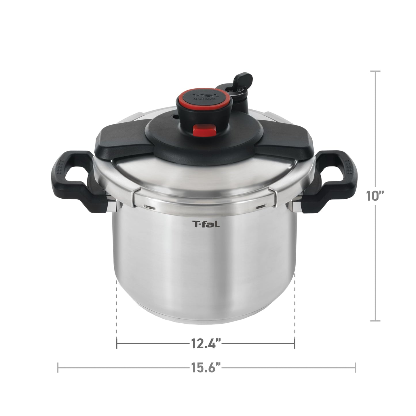 Utensilios de Cocina a Presión T-fal Plateados Clipso P45007 de Acero Inoxidable