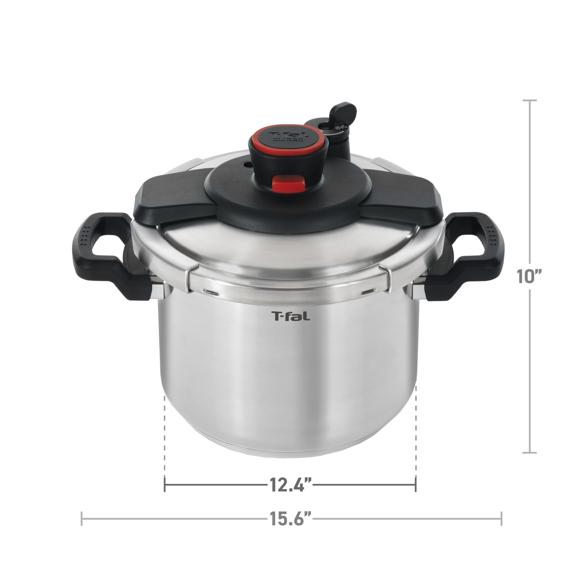 Utensilios de Cocina a Presión T-fal Plateados Clipso P45007 de Acero Inoxidable
