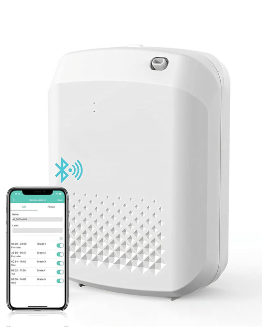 Máquina de Fragancia Bluetooth Inteligente de 400 Ml, Difusor de Aceite Esencial de Atomización Inteligente, Difusor de Aceite Esencial de Eléctrico para Hotel