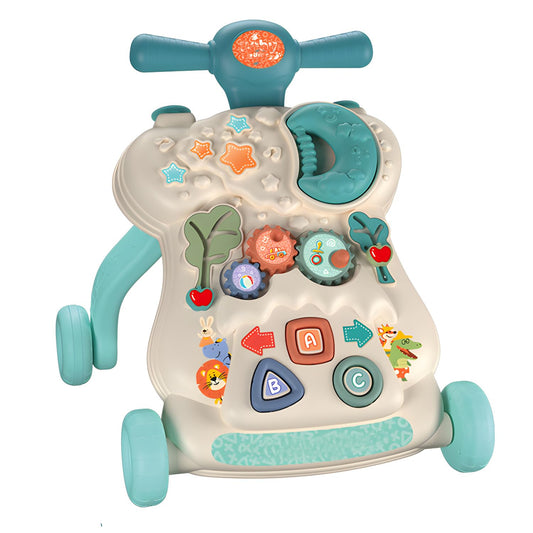 Hisemy Mesa Centro de actividades Musical para Bebe, Panel de Juego Extraíble Multifuncional, Juguete de Aprendizaje Musical para Bebés,Regalo para Niños y Niñas (A:Verde)