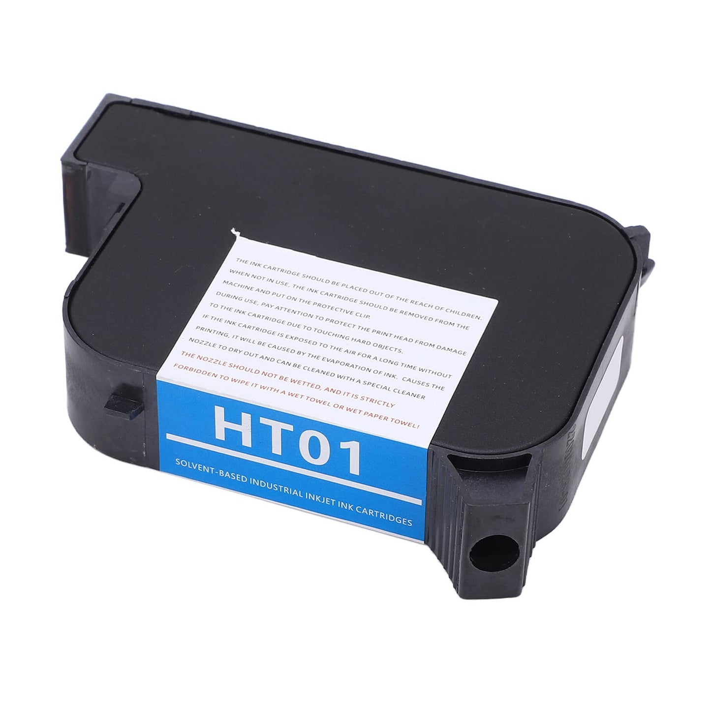 Hyuduo Cartucho de Impresora Portátil de 42ML de Capacidad, Salida Fluida, Reemplazo de Cartucho de Impresora de Inyección de Tinta, Secado Rápido para Madera y Tela (Black)