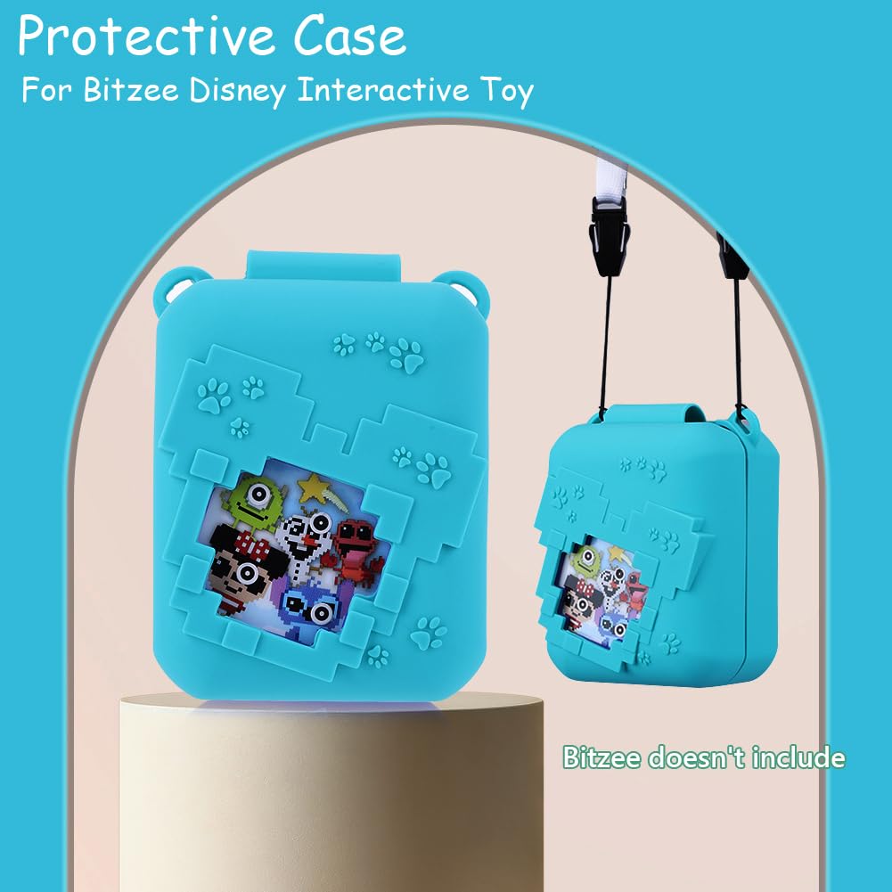 GETBSTOOP Funda para (BITZEE) Disneys Virtual Electronic Pets Funda Protectora Skin para (BITZEE) Disneys Virtual Electronic Pet Funda Protectora con cordón para (BITZEE) Disneys Electronic Pet