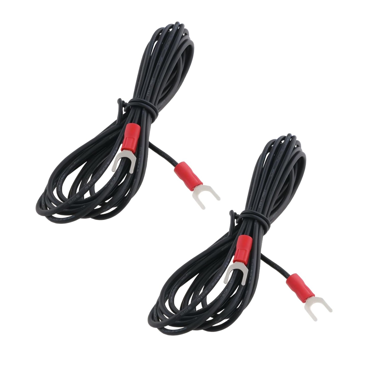 Be In Your Mind - 2 cables de tierra para fonógrafo, cable de tierra de alta fidelidad de 2 m con cable de 18AWG y conectores tipo U de 5 mm para placas giratorias de cartucho magnético