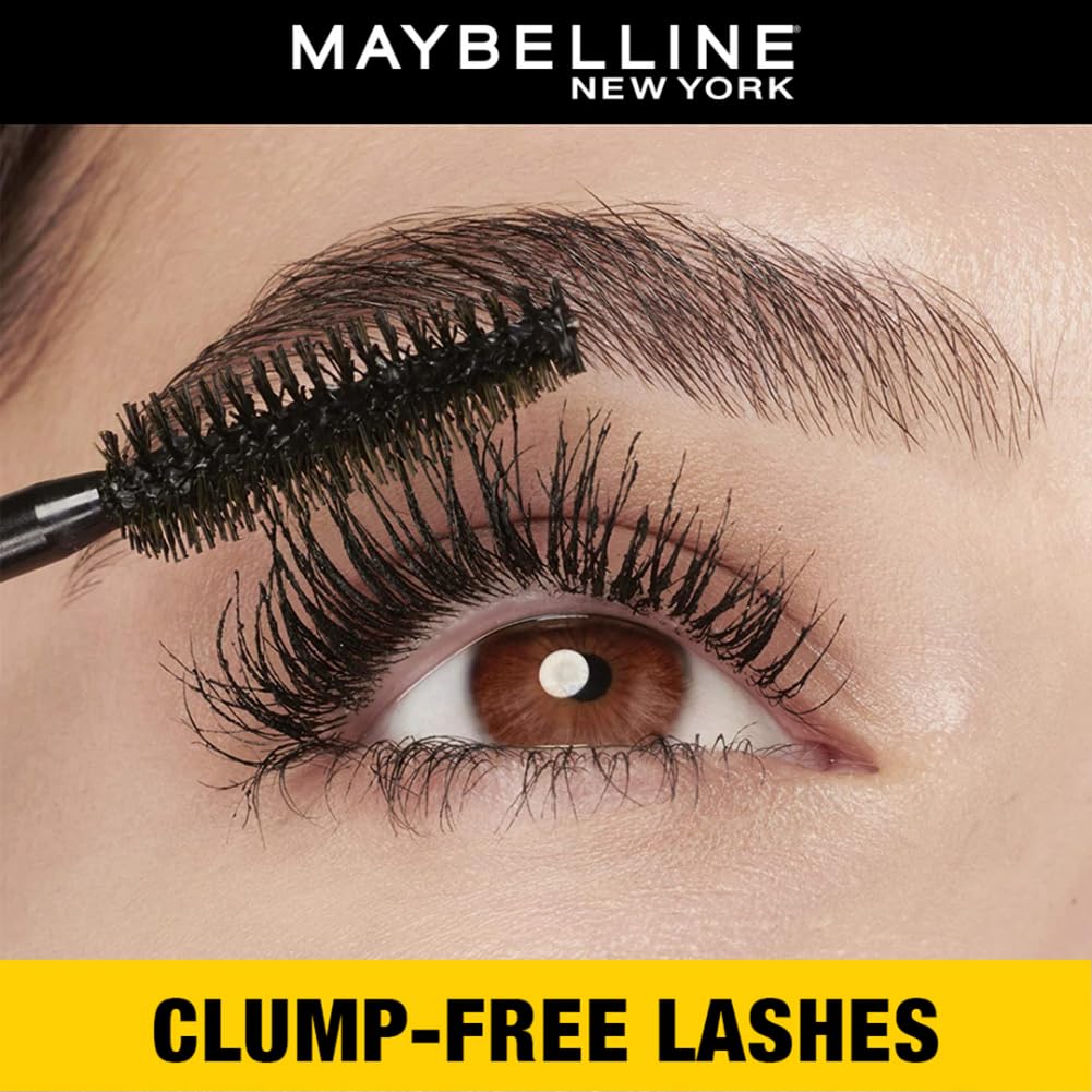 Maybelline Volume Express Colossal Mascara A Prueba de Agua, color Negro