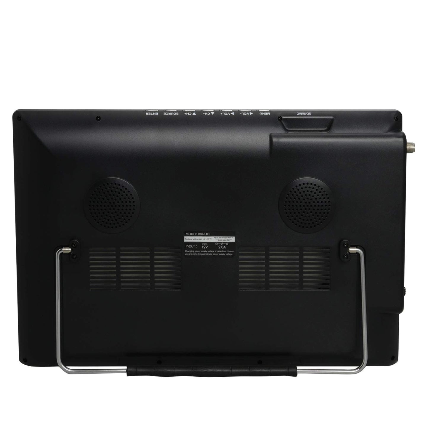 Televisor LED Portátil Trexonic 14 Pulgadas Recargable con HDMI y Sintonizador Digital Integrado