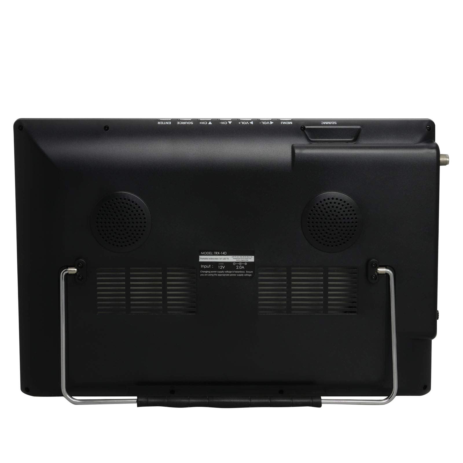 Televisor LED Portátil Trexonic 14 Pulgadas Recargable con HDMI y Sintonizador Digital Integrado