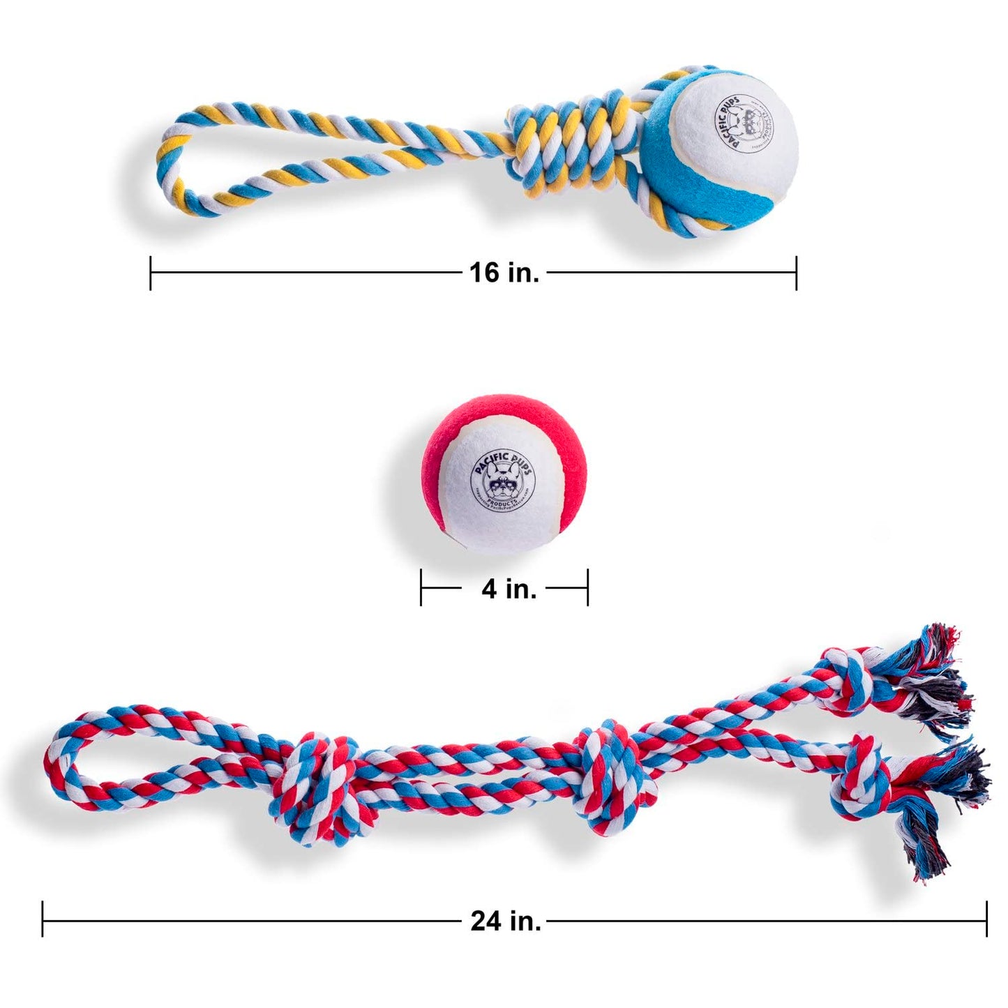 Juguetes para perros grandes – Apoya el rescate de perros sin fines de lucro – Juguetes de cuerda para perros grandes interactivos para aburrimiento – Juguetes de cuerda gigante para razas grandes – Juguetes para perros XL – Pelota de tenis gigante de bús