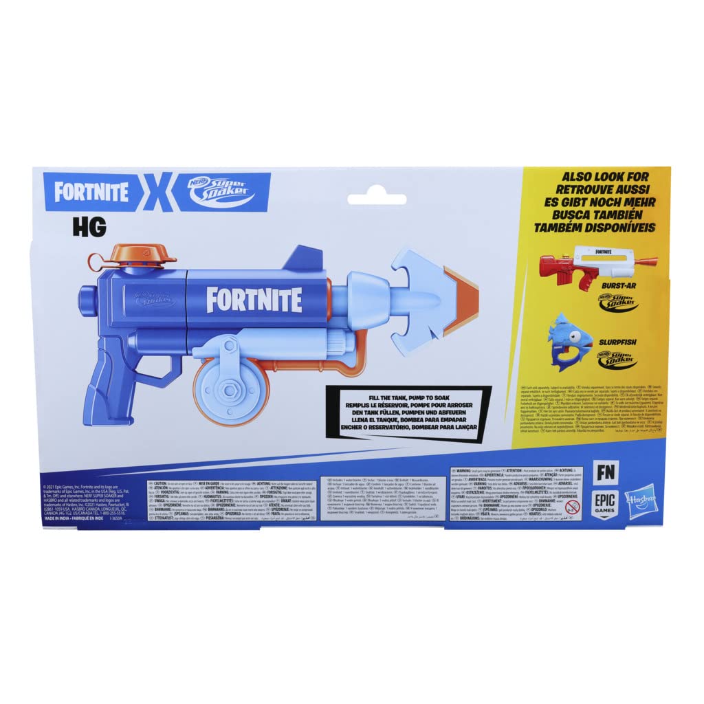 Lanzador Nerf Super Soaker Fortnite HG