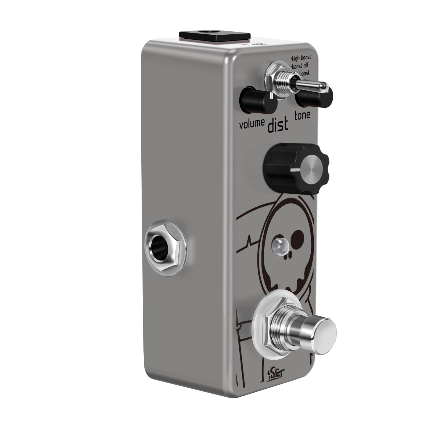 ISET Grim - Pedal de guitarra de metal pesado para guitarra eléctrica, bajo True Bypass