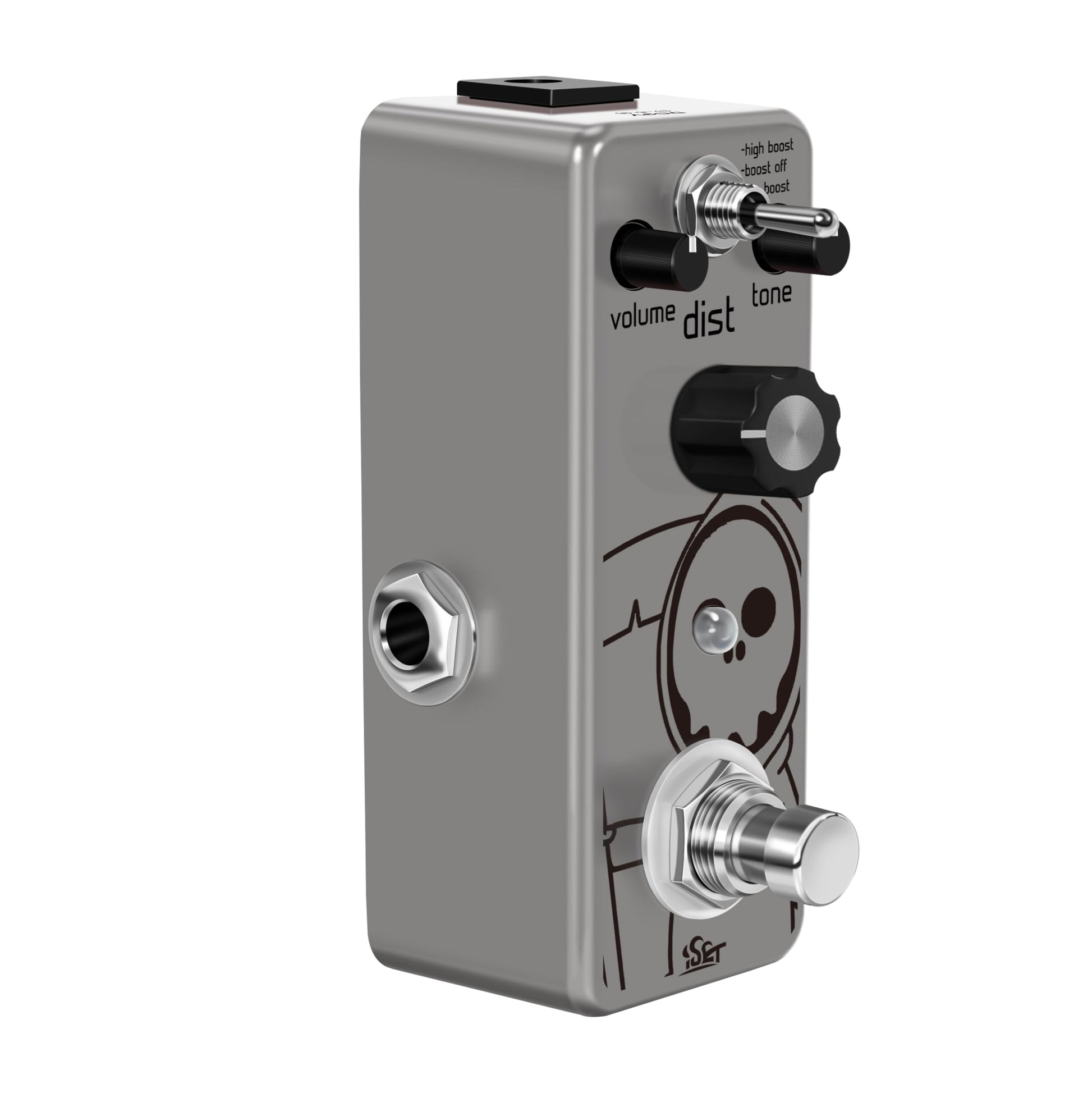 ISET Grim - Pedal de guitarra de metal pesado para guitarra eléctrica, bajo True Bypass