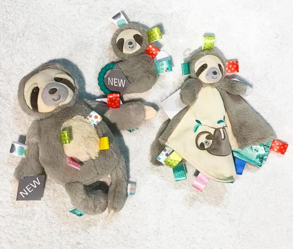 Sonajero de Anillo Sensory Animal de Peluche para Bebé