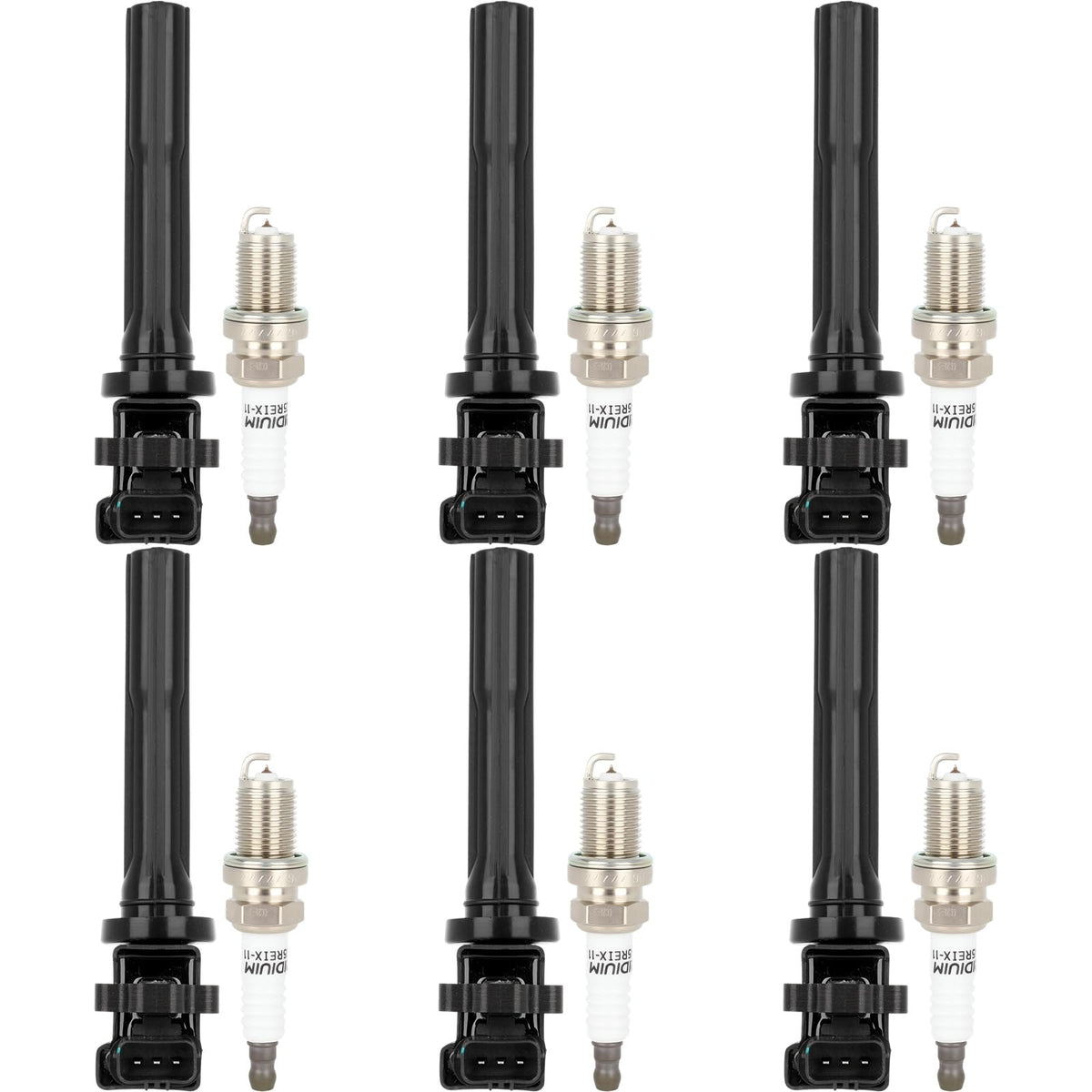 Bocinas de Encendido ECCPP UF237 con Bujías de Iridio para Tracker/XL-7/Vitara V6 2004-2007