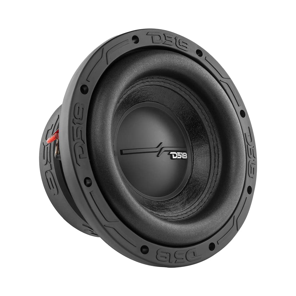 DS18 ZR8.4D Elite-Z - Subwoofer de Audio para Coche de 8 Pulgadas, Bobina de Voz Dual de 900 W, DVC de 4 ohmios y 4 ohmios (1 Altavoz)
