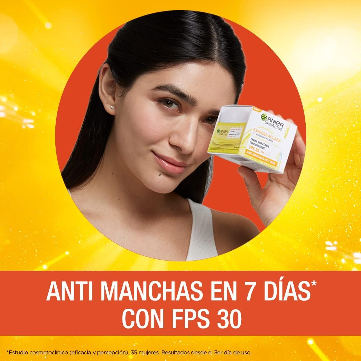 GARNIER, Vitamina C, SERUM, reductor de manchas, 2 PACK.