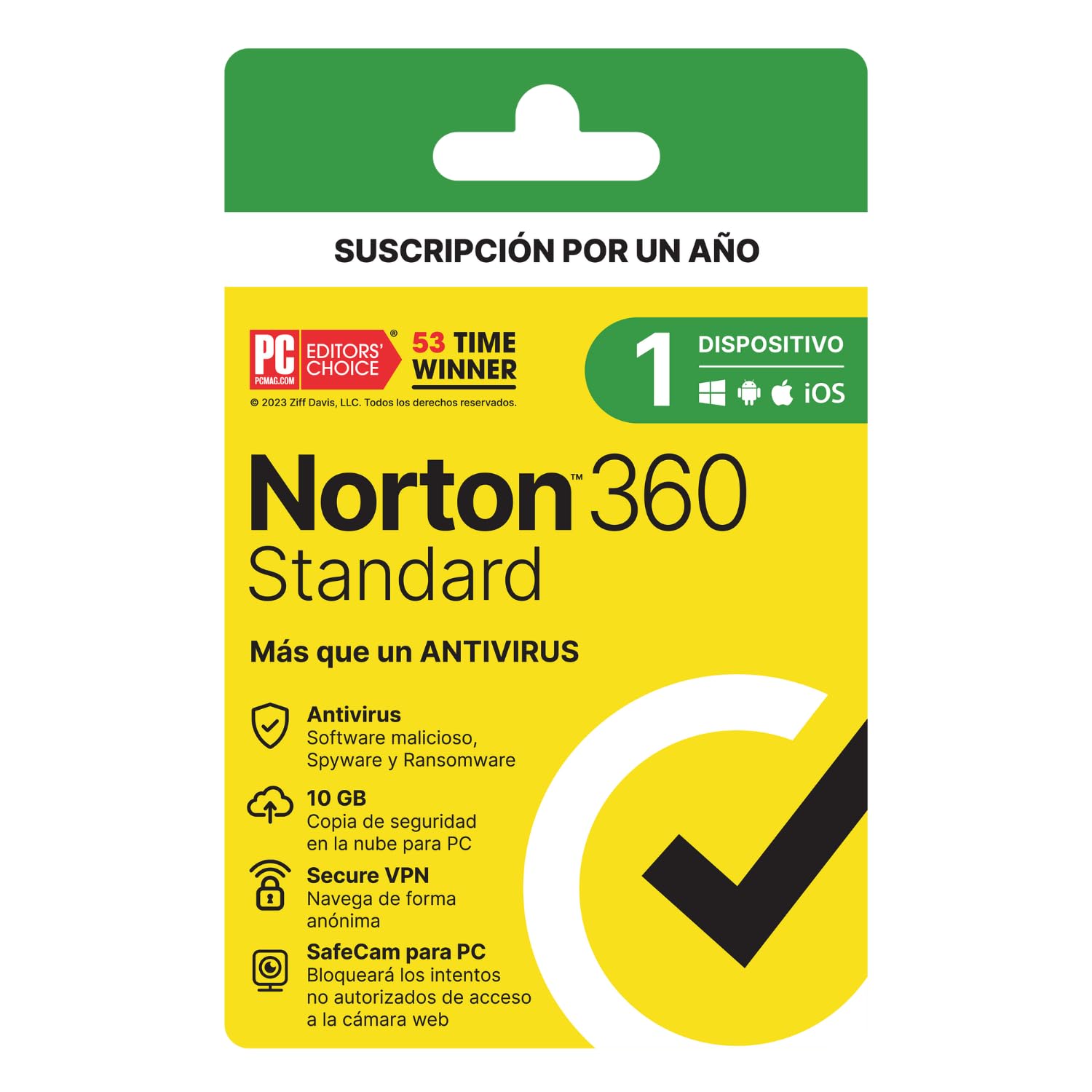 Norton Antivirus 360 Standard 10gb 1 Dispositivo 1 Año