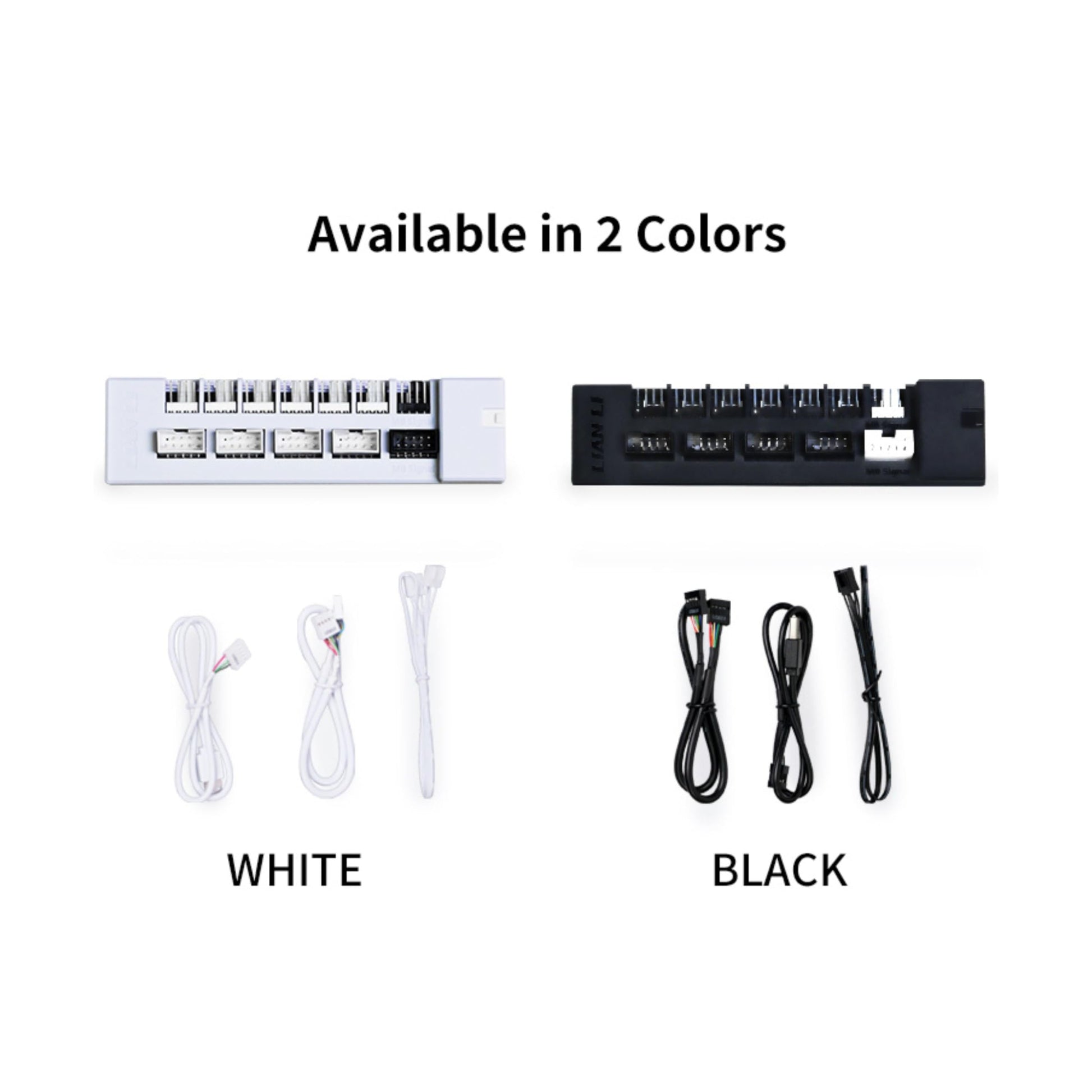 Lian Li Universal USB & PWM Hub de ventilador, driver de ventilador con 4 cabezales USB, 6 puertos de ventilador, montaje magnético, 5 V/4 pines, compatibilidad de carcasa universal para PSU/placa