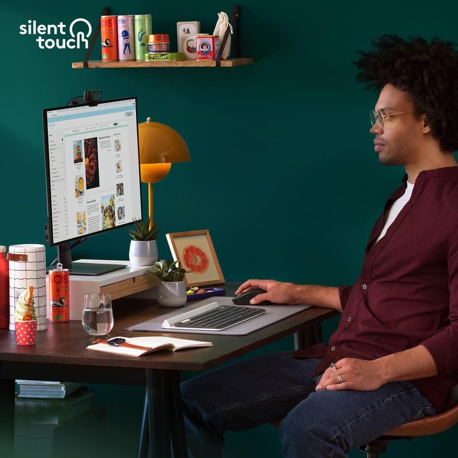 Logitech Signature M650 Mouse inalámbrico - para Manos pequeñas y Medianas, 2 años de batería, Clicks silenciosos, Botones Personalizables, Bluetooth, PC/Mac/multidispositivo/Chromebook - Grafito