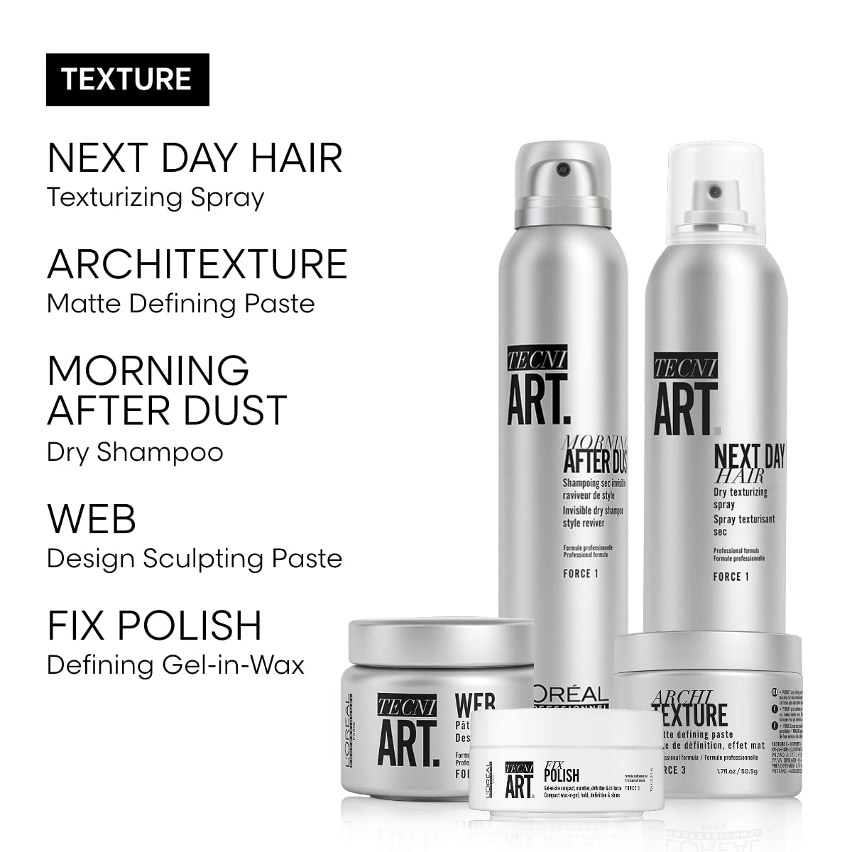 L'Oréal Professionnel Tecni Art | Cera Web | Pasta moldeadora| Para un acabado natural al cabello | Con fijación de larga duración y acabado brillante | 150ml