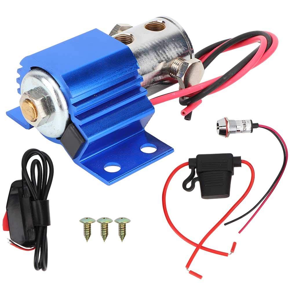 Duokon Racing Car Kit de bloqueo de la línea de freno Accesorios para el automóvil Azul para sistemas eléctricos de 12-16 voltios Racing Car Juego