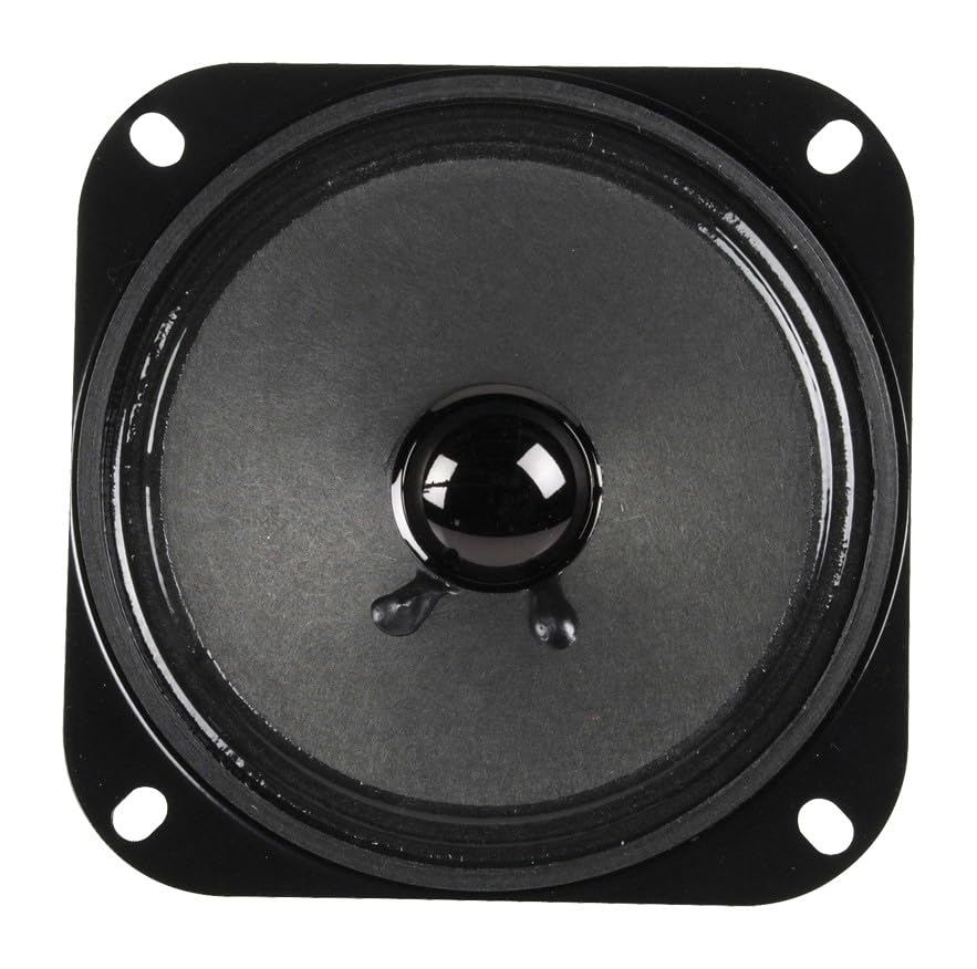 Visaton R 10 S 20W Negro Bocina - Bocinas (Universal, Ceiling-mountable, 10.2 cm (4"), 20 W, 30 W, 100 - 13000 Hz)