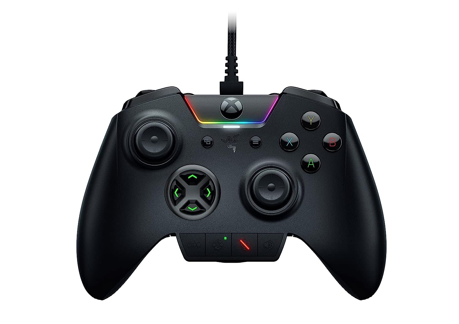 Gamepad Razer Wolverine Negro Personalizable con Varillas Intercambiables para Xbox One y PC Reacondicionado