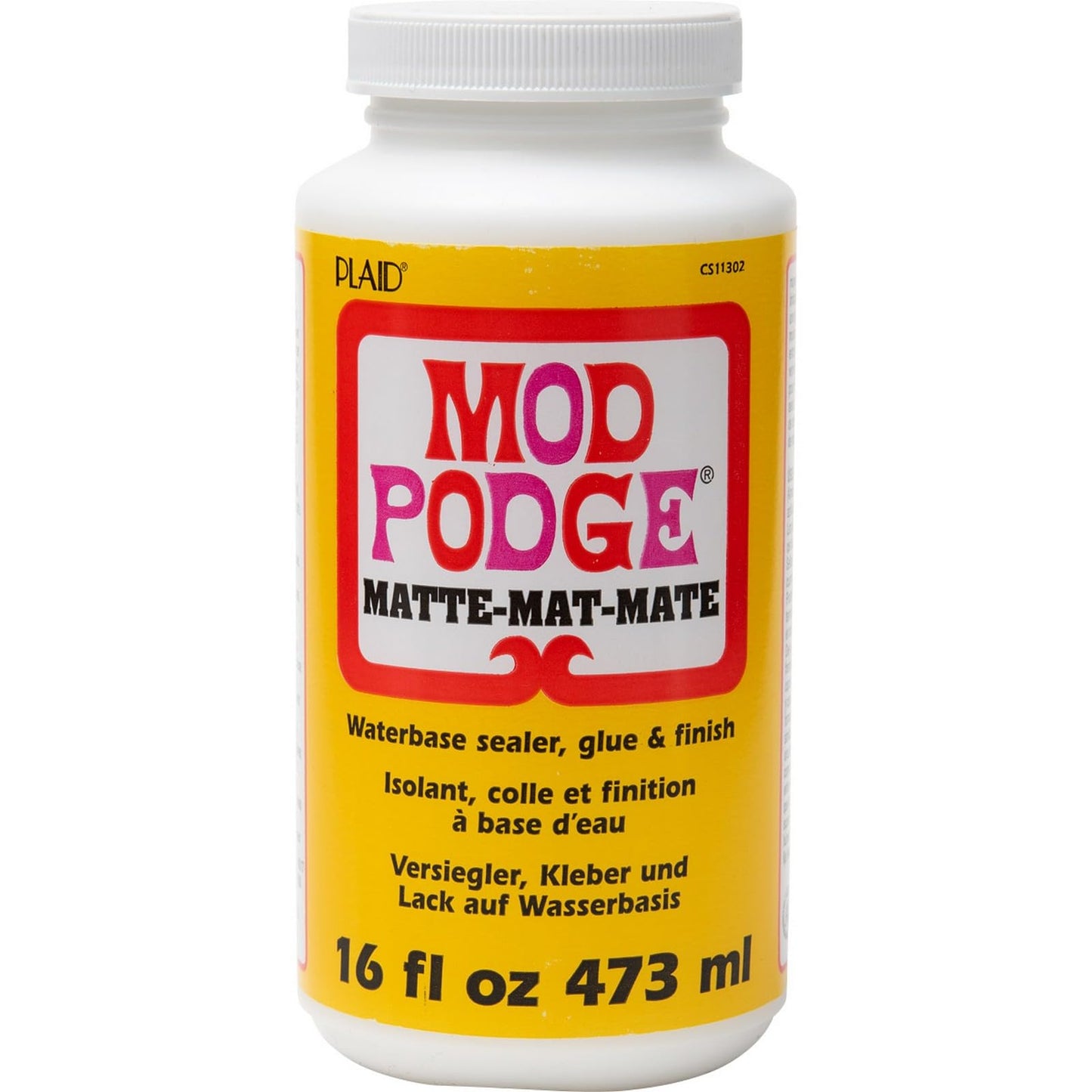 Mod Podge CS11303 Sellador a base de agua, Mate, 453 gramos (16 onzas), 1