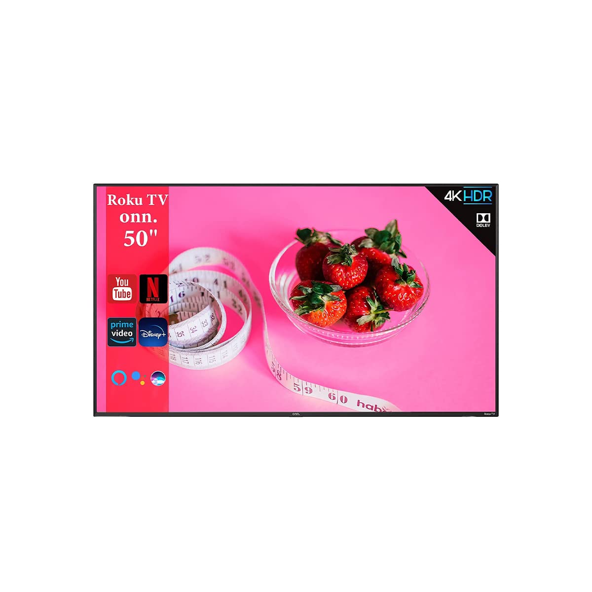 Televisión 50" ONN 4K Ultra HD Smart TV Renovado