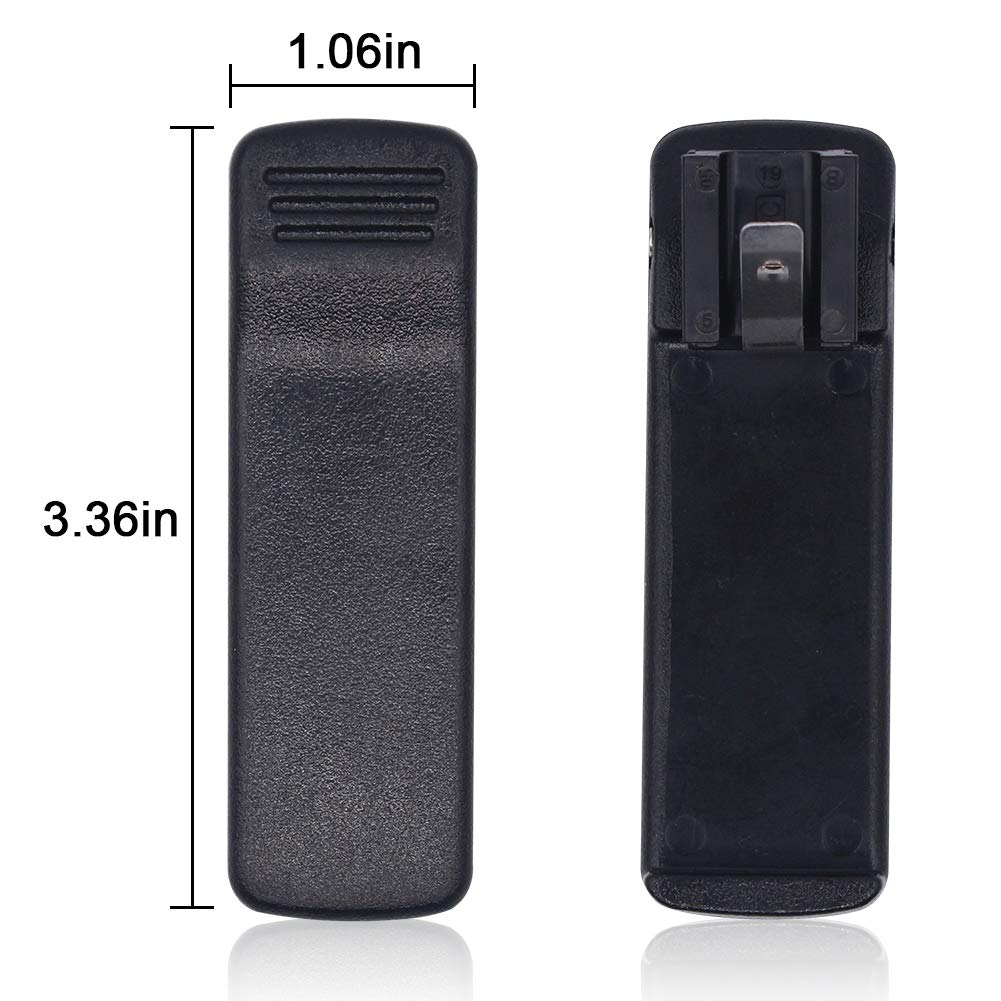 Clip de Cinturón Aimtobest para Motorola DP1400 DEP450 PR400 CP200D en Negro