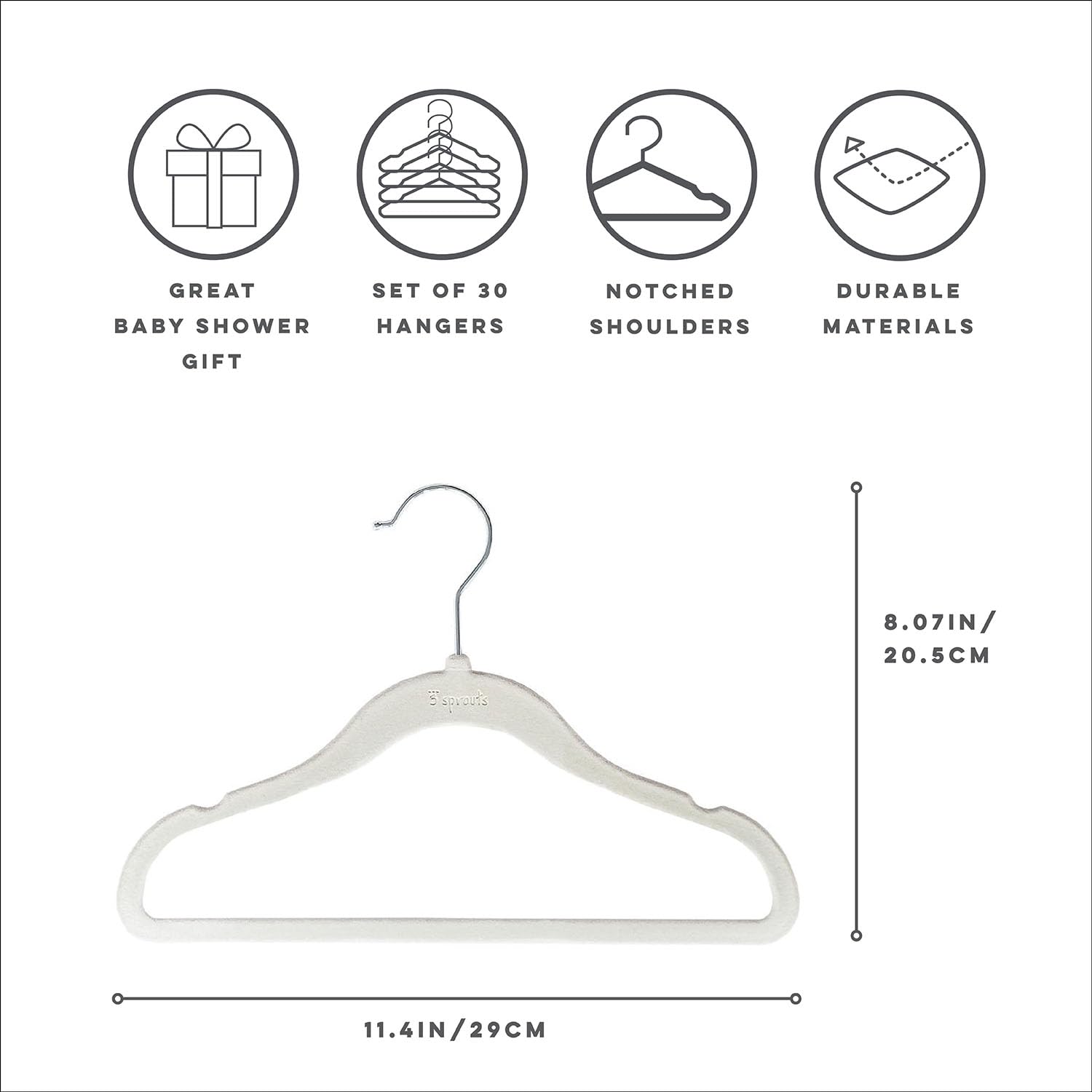 3 perchas de terciopelo para bebé, antideslizantes, para bebés y niños pequeños, perchas delgadas de terciopelo para niños y bebés, 5 unidades, color verde