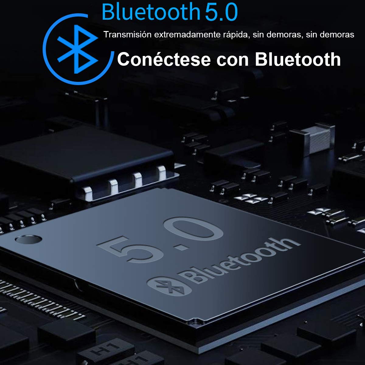 SEASKY - Bocina Bluetooth Portátil, Bluetooth 5.0 Altavoz Inalámbrico Impermeable con Sonido Estéreo HD, Bajos Profundos,Reproducción Manos Libres, 3.5mm AUX/Micro SD/TF/USB