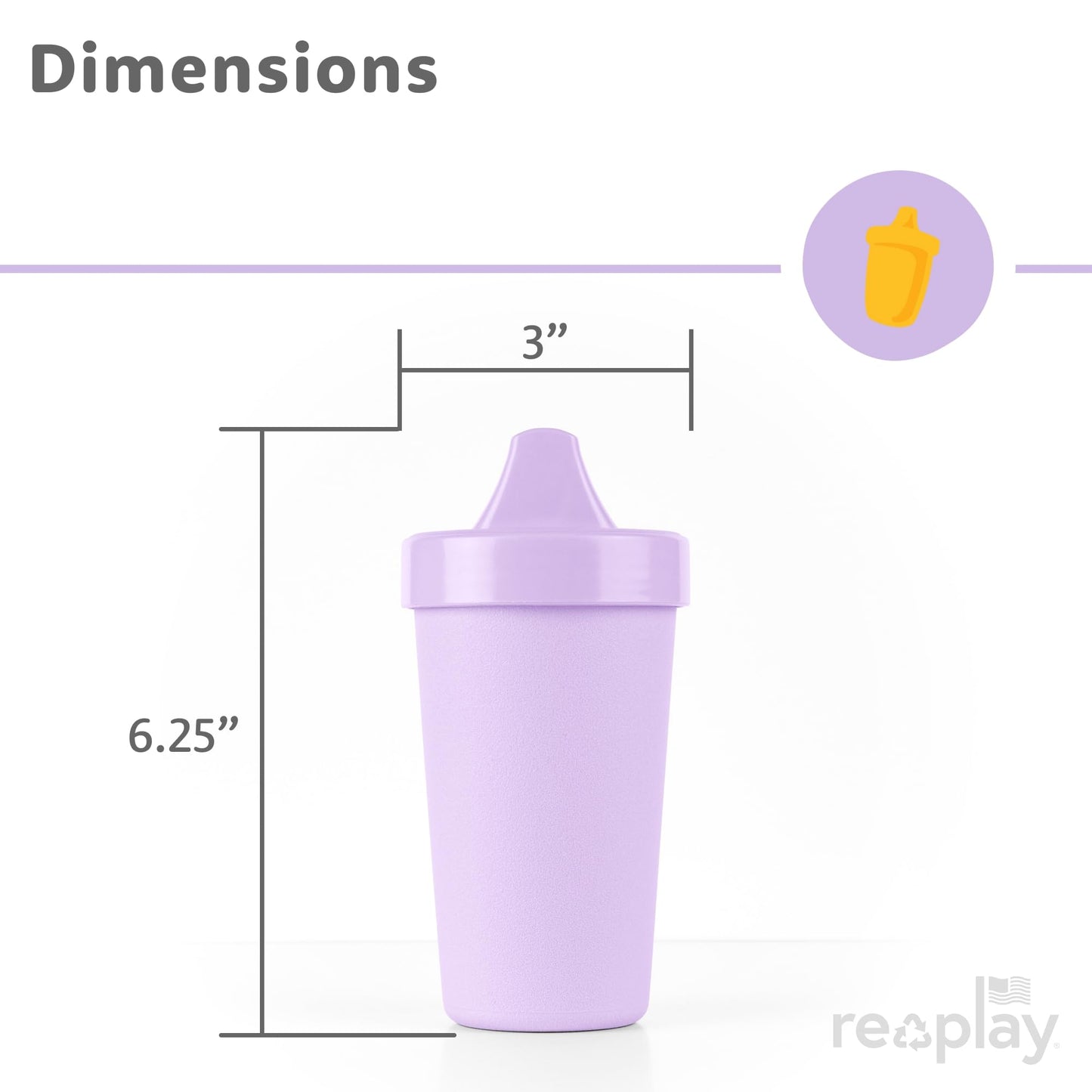 Re-Play - Juego de 4 tazas para sorbos a prueba de derrames, reutilizables de 10 onzas, aptas para lavaplatos y microondas, fabricadas en Estados Unidos, juego de 4-3.1 x 6.25 pulgadas, burbujas