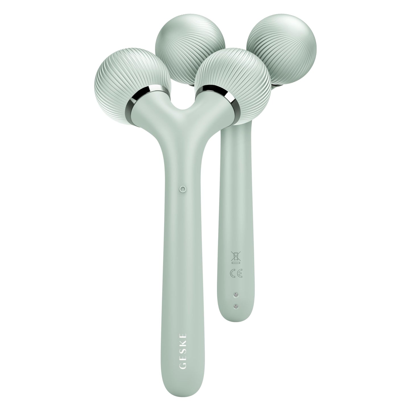 GESKE | Rodillo facial y corporal sónico SmartAppGuided™ | 4 en 1 | rodillo derma | Dispositivo para rostro y cuerpo | rodillo derma | Rodillo facial profesional | Reafirma y define cuerpo y rostro