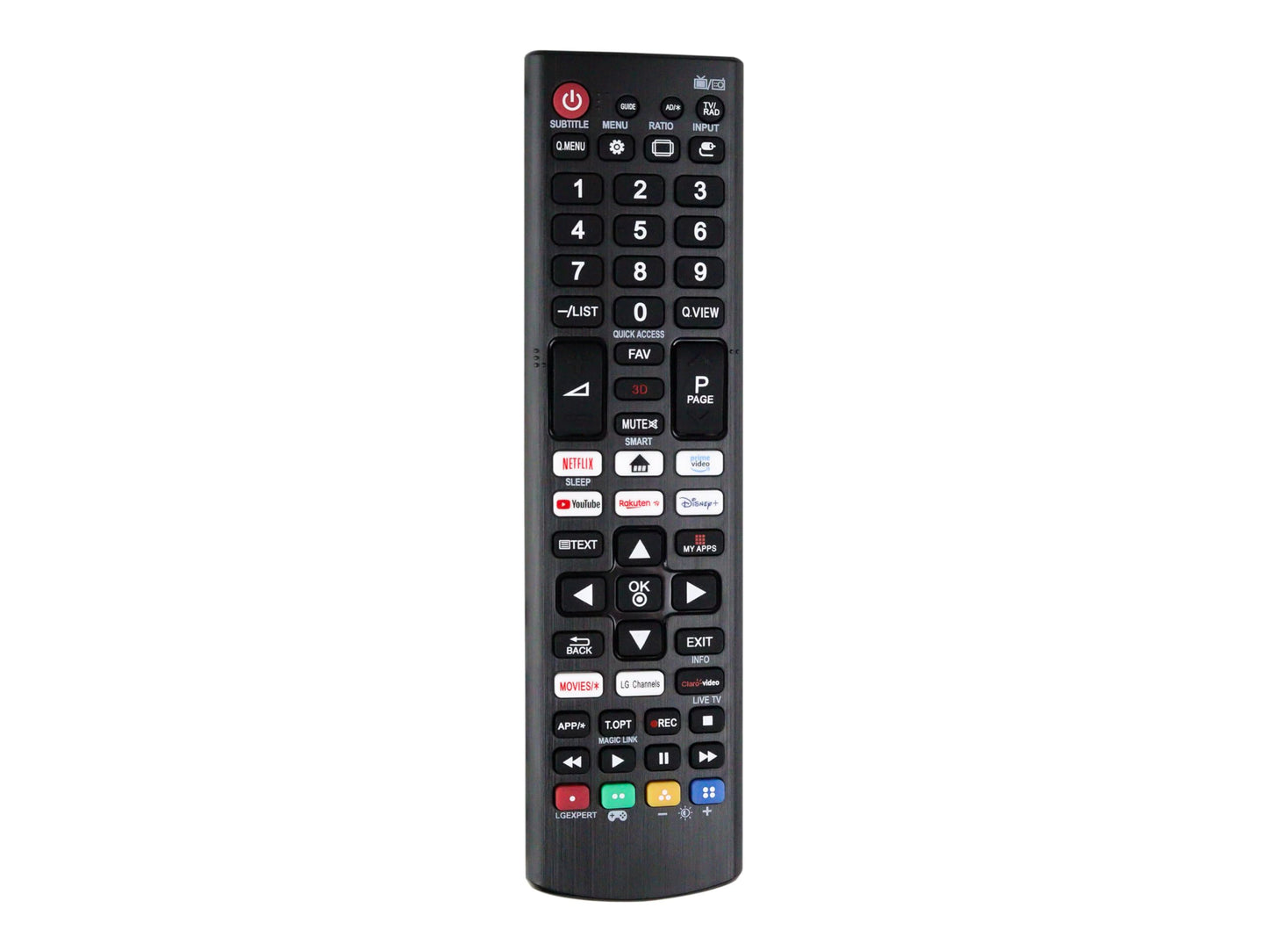 CONTROL EXPERT Control Universal para LG Compatible con Todos los Modelos Smart TV, Pantalla 4k, Directo