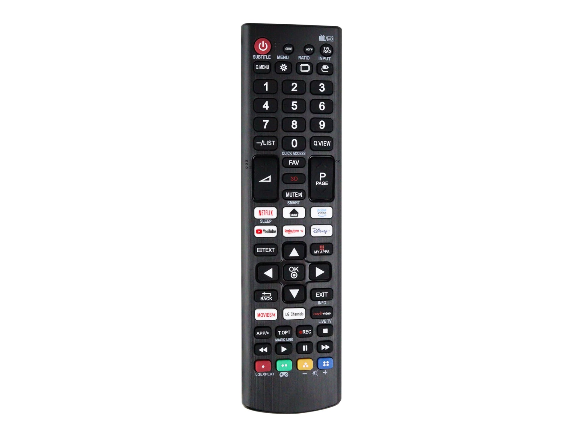 CONTROL EXPERT Control Universal para LG Compatible con Todos los Modelos Smart TV, Pantalla 4k, Directo