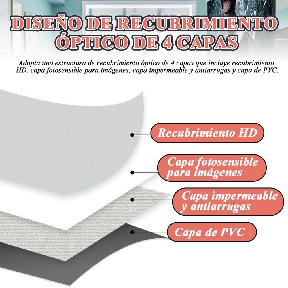 Pantalla Portátil Proyector 84 Pulgadas Trípode - Retractil, Ángulo de Visión de 178°, con Soporte y Montaje en Pared, Pantalla Proyector 4:3, Fibra de Vidrio, para Cine en Casa y Conferencias