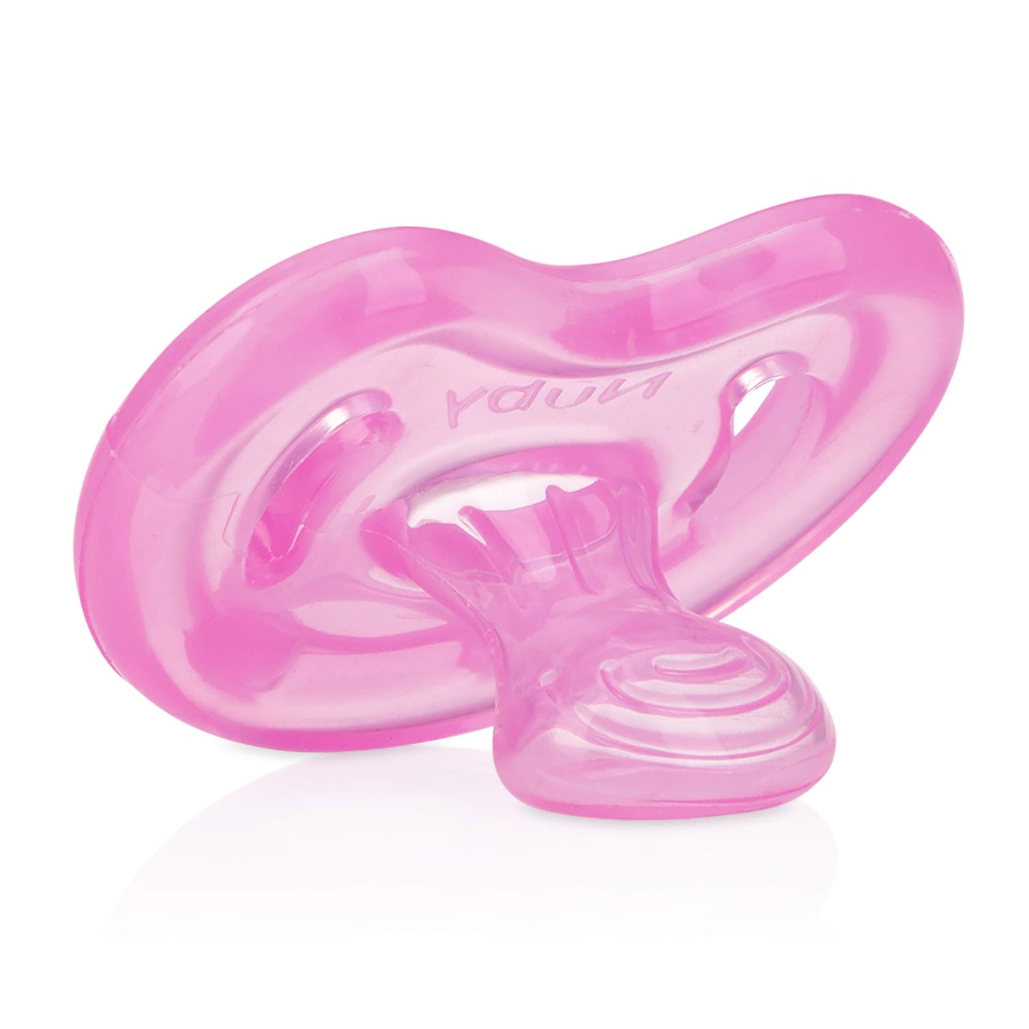 Chupón Ortodóntico Nûby Rosa Morado 100% Silicón