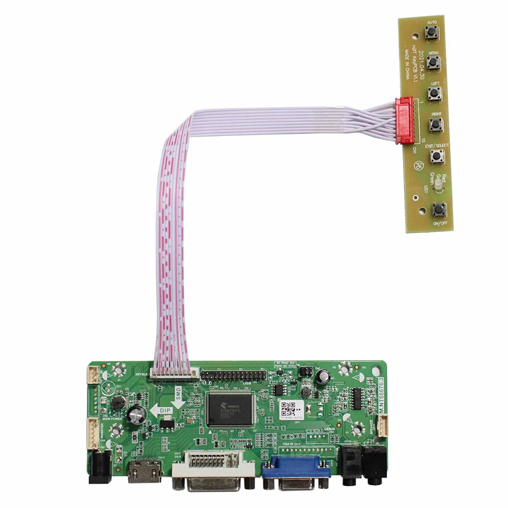 Placa Controladora LCD VSDISPLAY HD Audio DVI VGA Compatible con 17" 4:3 1280X960
