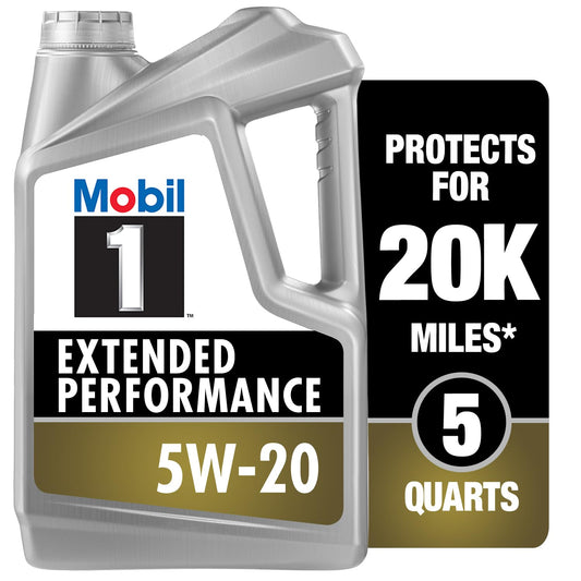 Aceite de Motor Mobil 1 5W-20 Rendimiento Extendido 5 Cuartos
