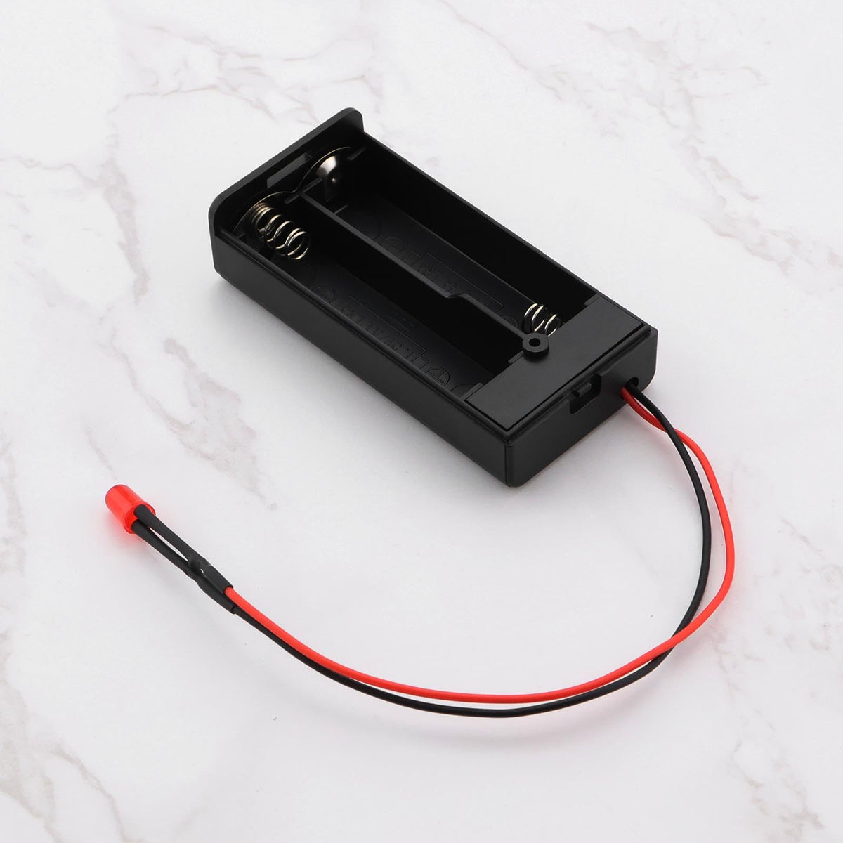 Pack de 2 Alarmas LED OTOTEC Rojas con Soporte Precableado para Coches, Barcos y Motocicletas