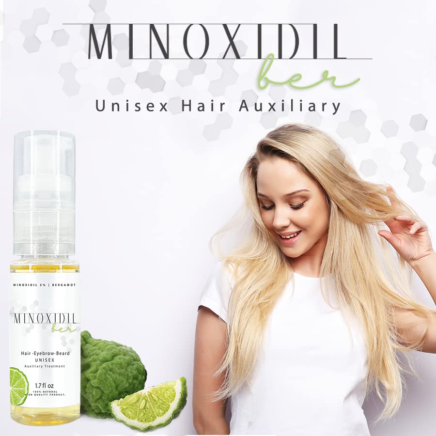Espuma Minoxidil 5% con Bergamota Tratamiento Barba y Cabello