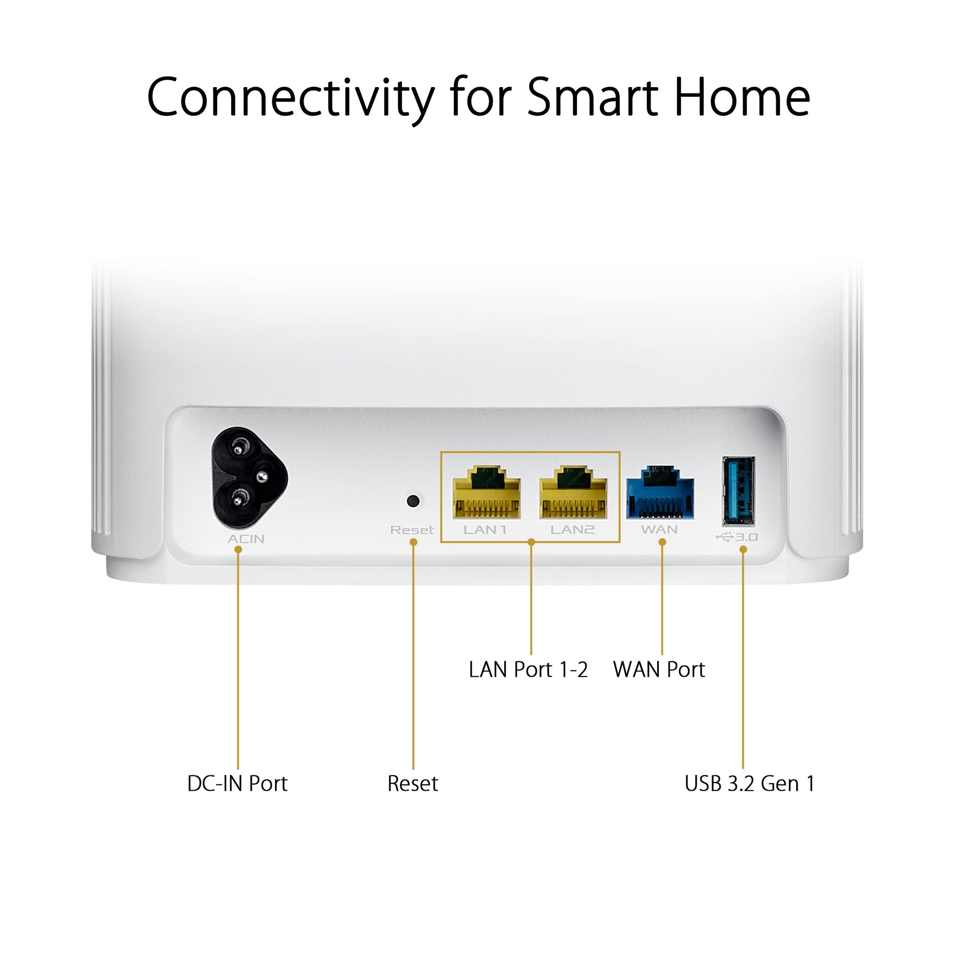 Router Sistema WiFi 6 en Malla ZenWiFi Hybrid XP4 AX1800 510 m2 Seguridad Controles Parentales