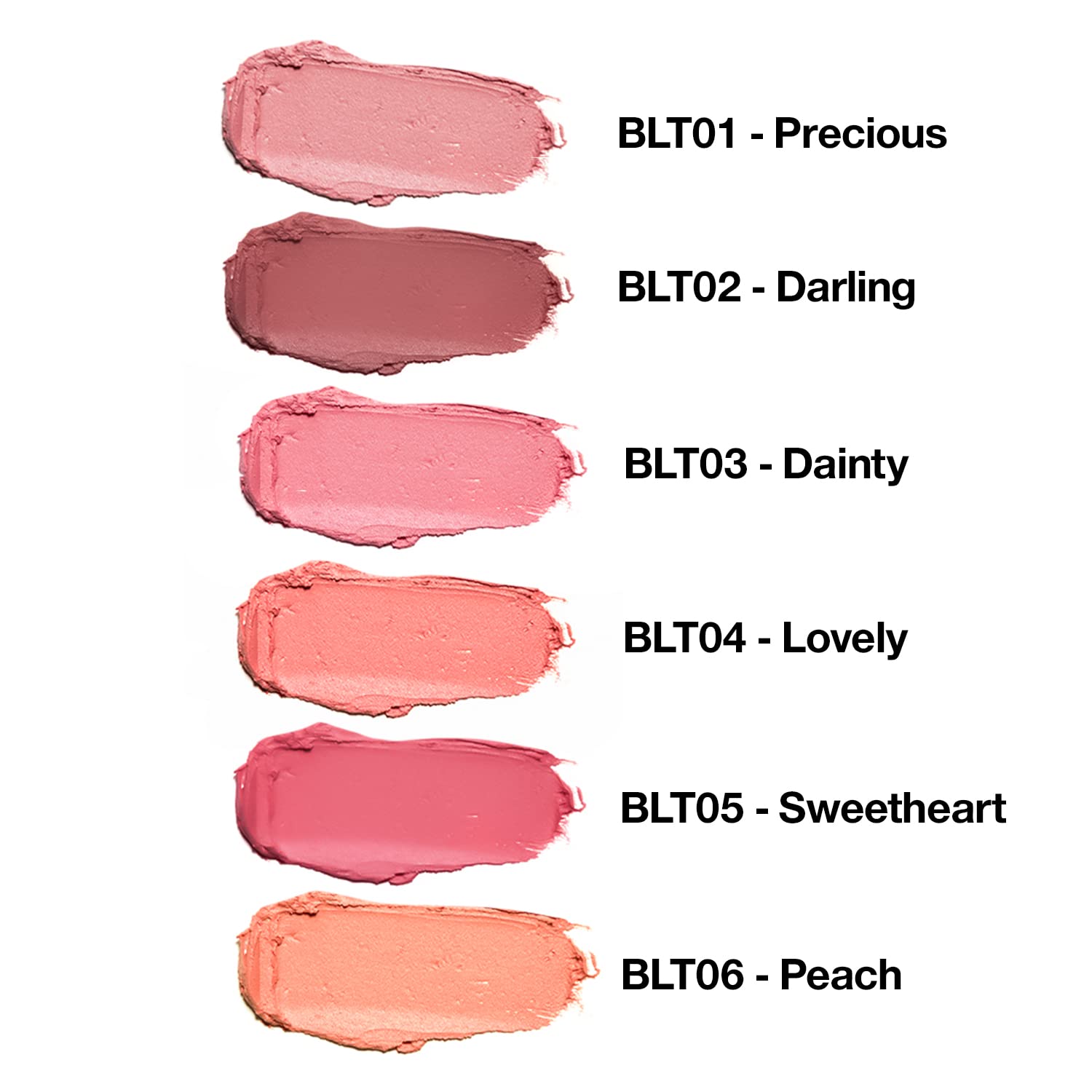 Tinte para Mejillas y Labios Palladio Dainty Fórmula Hidratante Modulable Duración Todo el Día